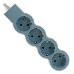 Rallonge Multiprise 4 prises Bleu et Blanc - LEGRAND 694554
