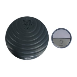 Kit carillon sans fil Confort à piles Anthracite - LEGRAND 094253