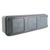 Gaine Plexo multifonction verticale coffrets 2 rangées
