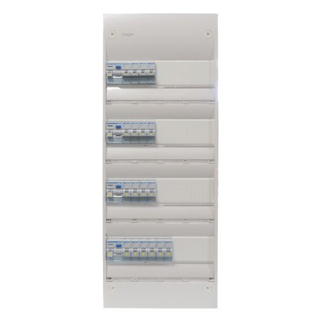 Tableaux électrique pré-équipé HAGER 4 rangées