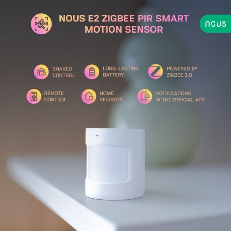 Détecteur de mouvements Connecté Zigbee
