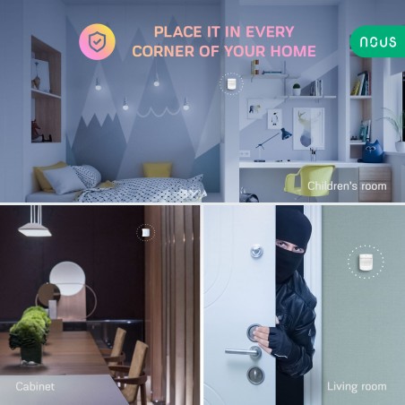 Détecteur de mouvements Connecté Zigbee