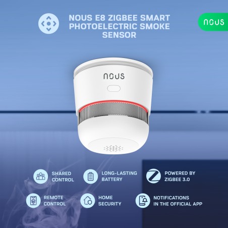 Détecteur de fumée Connecté Zigbee