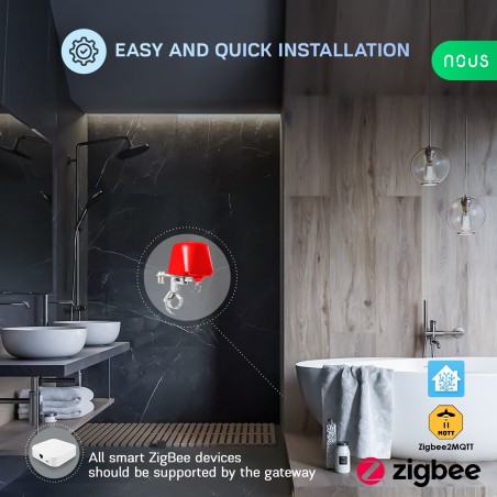 Motorisation de vanne connecté ZigBee 3.0 - NOUS LZ3