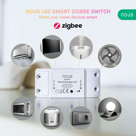 Module connecté Zigbee 3.0 10A Pack de 4 pcs