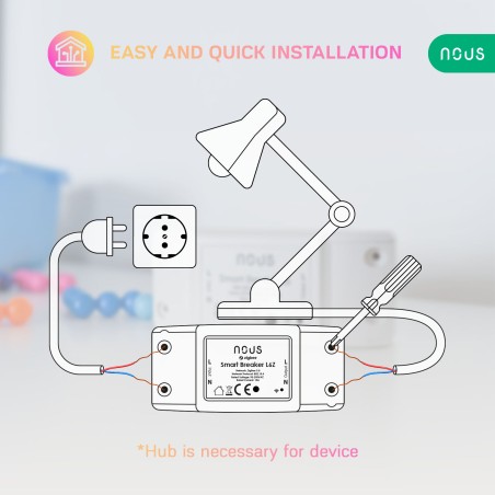 Module connecté Zigbee 3.0 10A Pack de 4 pcs