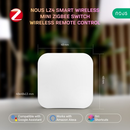 Bouton commande connecté Zigbee 3.0