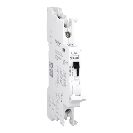 Double contact auxiliaire 1OF+1SD pour Acti9 C120 C60 SW60