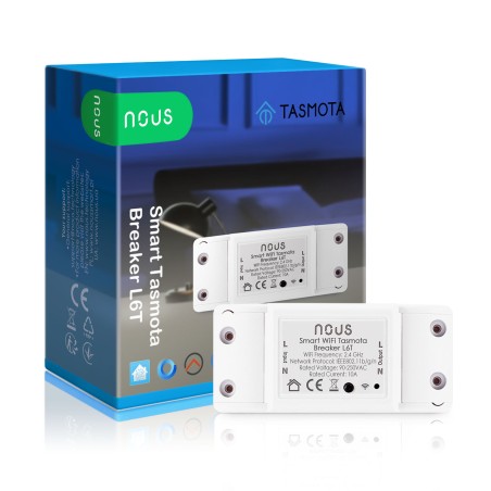 Module connecté WIFI TASMOTA préinstallé ON/OFF 10A 1 canal