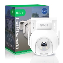 Caméra Connectée extérieure Wi-Fi 3 Mégapixels - NOUS W8