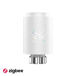Tête thermostatique connectée Zigbee blanc OLTRIX DOMTETE01