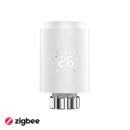 Tête thermostatique connectée Zigbee blanc