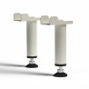 Kit pieds blancs pour radiateurs CHAMANE Nativ