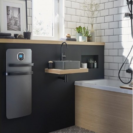 Sèche serviettes soufflant HELIA 1200W Blanc
