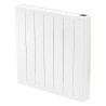 Radiateur à fluide connecté Blanc 750W intégrant 3 protocoles de communication Wifi, Zigbee 3.0