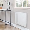 Radiateur à fluide connecté Blanc 750W intégrant 3 protocoles de communication Wifi, Zigbee 3.0