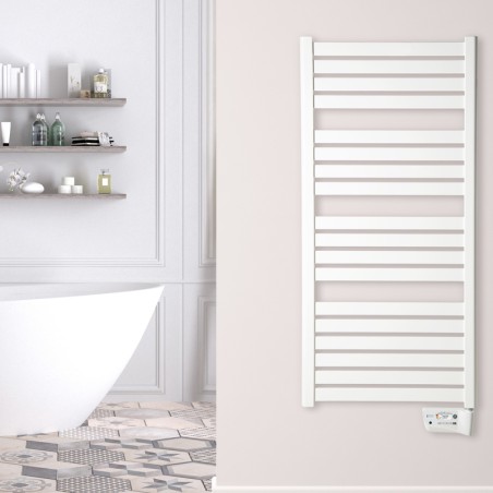 Sèche serviettes électrique blanc LAMELYS