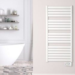 Sèche serviettes électrique blanc LAMELYS Neomitis RSEC100E2