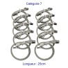 Cordons RJ45 plats Cat 7 FTP 25cm