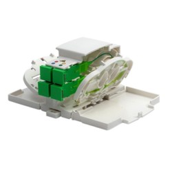 Boîtier arrivée fibre DTIO 4FO rail DIN - OLTRIX FIB002