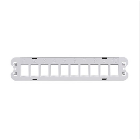 Panneau de 10 ports RJ45 pour coffret OLTRIX serié 250/350