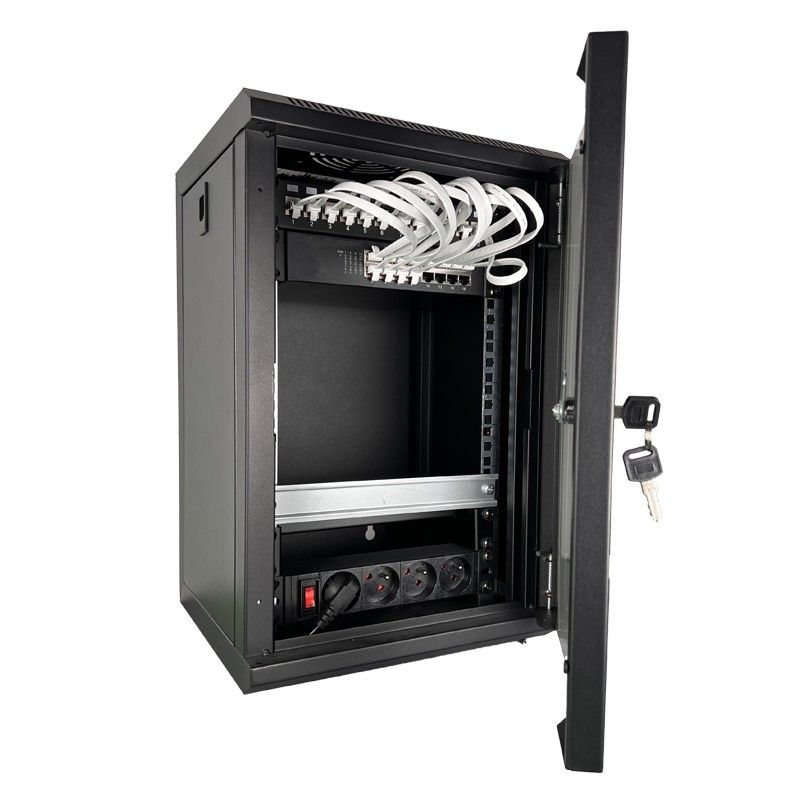 Red Box Communication Rj45 Coffret de communication 12 RJ45 Grade 3 TV avec switch