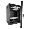 Coffret de communication 12 RJ45 Grade 3 TV avec cordons et switch