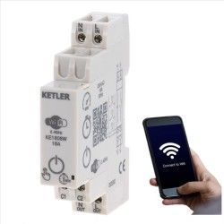 Compteur électrique Wifi 16A Monophasé KETLER KE1608W