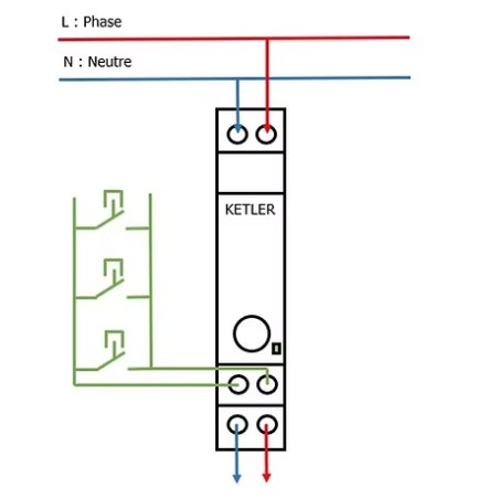 Compteur électrique Wifi KETLER KE1608W