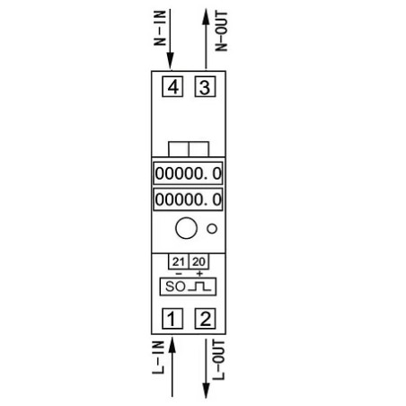Compteur électrique KETLER KE8003