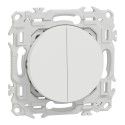 Odace Double interrupteur ou poussoir - S920214