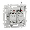 Odace Interrupteur ou poussoir lumineux double SCHNEIDER