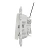 Odace Interrupteur ou poussoir lumineux double S920273
