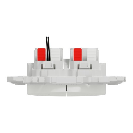 Odace Interrupteur ou poussoir lumineux double
