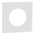 Odace Plaque finition 1 poste Blanc Craie - S920702