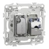 Odace Prise mixte TV + RJ45 SCHNEIDER