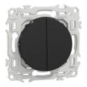 Odace Double interrupteur ou poussoir - S940214