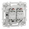 Odace Double interrupteur ou poussoir SCHNEIDER