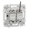 Odace Interrupteur ou poussoir lumineux double SCHNEIDER