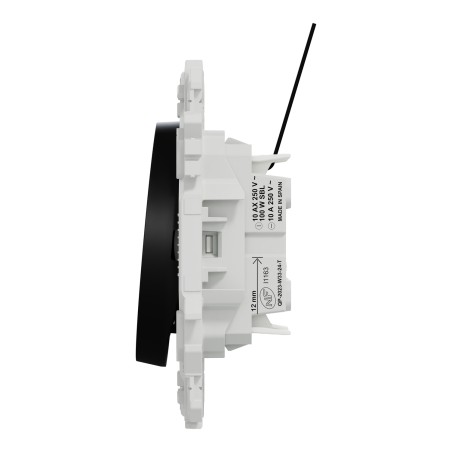 Odace Interrupteur ou poussoir lumineux double S940273