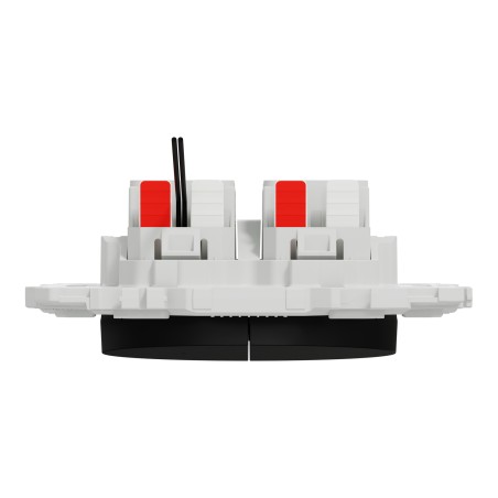 Odace Interrupteur ou poussoir lumineux double