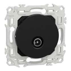 Odace Prise TV simple mâle sortie coaxiale - S940445
