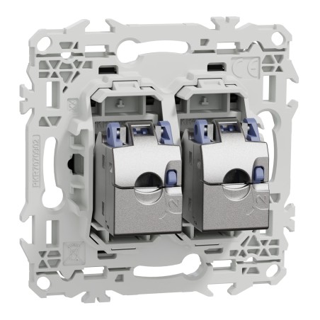 Odace Prise double RJ45 SCHNEIDER