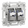 Odace Prise double RJ45 SCHNEIDER