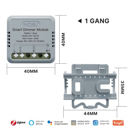 Variateur micromodule Zigbee M-105-M