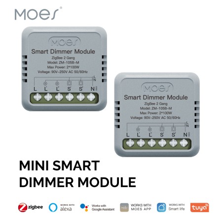 Variateur micromodule Zigbee MOES