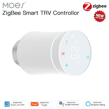 Tête thermostatique ZigBee MOES