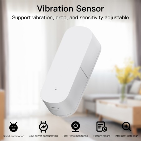 Détecteur de vibrations ZigBee MOES ZSS-Z-VBR