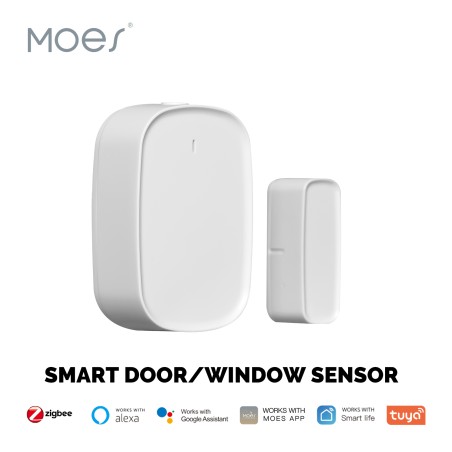 Capteur d'ouverture porte-fenêtre ZigBee MOES ZSS-S01-GWM-C