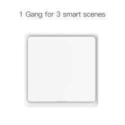 Interrupteur sans fil Zigbee 1 bouton - MOES ZT-SY-EU1S-WH